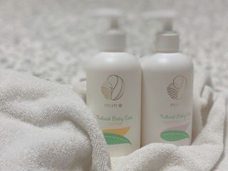 mom e 맘이 내추럴 베이비 케어 샴푸앤바스+로션 — 5점을 준 리뷰어가 2021년 1월 올린 사용 사진