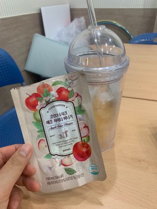 클린24시간 바로 마시는 애플사이다비니거 — 5점을 준 리뷰어가 2024년 7월 올린 사용 사진