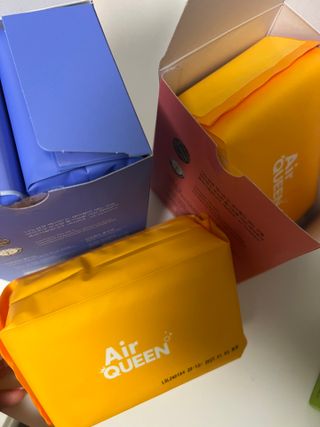 에어퀸 뉴브레스 유기농 생리대 4종 (팬티라이너 20P + 중형 10P + 대형 10P + 오버나이트 8P)_체험단 — 5점을 준 리뷰어가 2024년 8월 올린 사용 사진