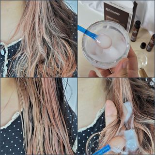 플로랜드 프리미엄 케라틴 체인지 헤어앰플 — 4점을 준 리뷰어가 2022년 4월 올린 사용 사진