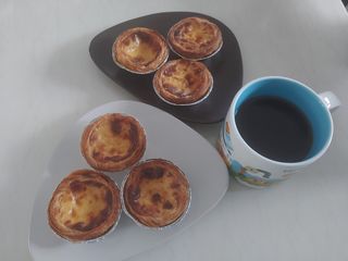 디앙뜨 포르투갈 에그타르트 오리지널 맛+패션후르츠+초콜릿타르트 맛 중 택1 — 5점을 준 리뷰어가 2021년 8월 올린 사용 사진