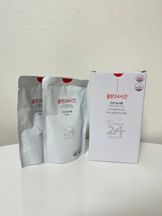클린24시간 1BOX(5포) + 전용보틀(500ml) — 5점을 준 리뷰어가 2023년 5월 올린 사용 사진