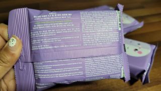 [후르디아] 블루베리 립앤아이 리무버 패드 4개 세트 — 4점을 준 리뷰어가 2021년 7월 올린 사용 사진