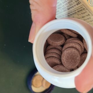 스마트스토어  [아임고트] 뉴질랜드 산양유 프로바이오틱스 츄어블 코코아맛 — 5점을 준 리뷰어가 2025년 3월 올린 사용 사진