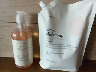 심플리오리빙 어니스트 주방세제 본품 500ml + 리필 900ml (코코넛향) — 5점을 준 리뷰어가 2022년 6월 올린 사용 사진