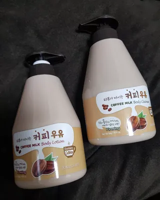 [과일나라] 피부가 마시는 커피우유 바디클렌저&바디로션 — 5점을 준 리뷰어가 2022년 3월 올린 사용 사진