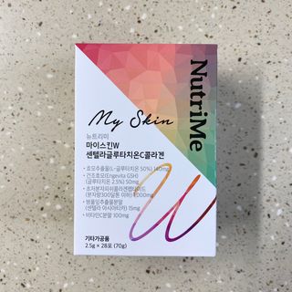 뉴트리미 마이스킨W 센텔라글루타치온C콜라겐 28포 — 5점을 준 리뷰어가 2023년 3월 올린 사용 사진