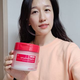 메디필 레드 락토 콜라겐 필링패드 — 5점을 준 리뷰어가 2021년 4월 올린 사용 사진