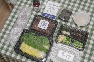 마라도푸드 포항 구룡포 햇 과메기 야채세트 마라도회식당 꽁치 — 5점을 준 리뷰어가 2023년 10월 올린 사용 사진