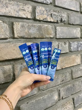 서울약사신협_프로바이오생유산균_2.5G x 100포 — 5점을 준 리뷰어가 2021년 3월 올린 사용 사진