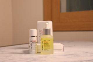Free [비타브리드]피부를 위한 비타민C 조합! 비타브리드C12 듀얼 드롭 세럼&페이스 브라이트닝+ — 4점을 준 리뷰어가 2023년 10월 올린 사용 사진