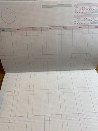 리훈 쉬운 오늘공부 스터디플래너+메모생활 30분 공부 떡메모지 — 5점을 준 리뷰어가 2022년 2월 올린 사용 사진