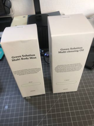 [녹산] 그린 솔루션 멀티 클렌징 오일 + 그린 솔루션 멀티 바디 미스트 — 5점을 준 리뷰어가 2022년 11월 올린 사용 사진