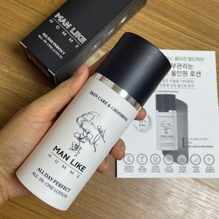 소담스퀘어 상암 [맨라이크옴므] 올데이 퍼펙트 올인원 로션 — 5점을 준 리뷰어가 2022년 11월 올린 사용 사진
