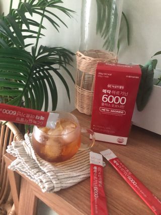 메타아르기닌 GC녹십자웰빙 메타 아르기닌 6000 플러스 오르니틴 — 5점을 준 리뷰어가 2022년 6월 올린 사용 사진