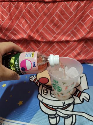 더그레잇티 콤부차 [매일유업] 더그레잇티 44kcal 콤부차 300ml *12개입 (오리지널 6개+베리리치 6개) — 5점을 준 리뷰어가 2023년 8월 올린 사용 사진