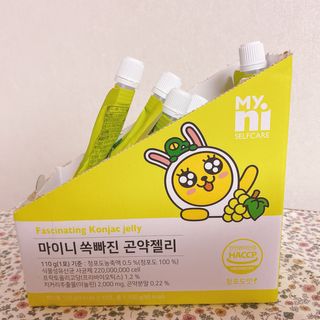 일동제약 마이니 마이니 쏙빠진 곤약젤리 — 5점을 준 리뷰어가 2021년 2월 올린 사용 사진