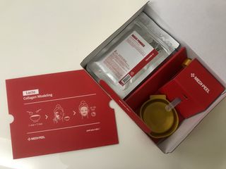 메디필 레드 락토 콜라겐 모델링 팩 — 5점을 준 리뷰어가 2021년 3월 올린 사용 사진