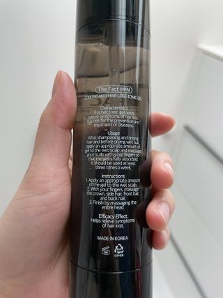 The Fact 더팩트 에이치에프엔 쿨링 안티헤어로스 토닉 젤 150ml — 5점을 준 리뷰어가 2022년 5월 올린 사용 사진