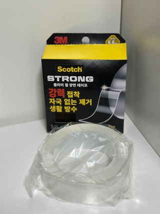 3M 스카치 초강력 클리어겔 실리콘 아크릴 양면테이프 30mmx3m 1개 — 4.5점을 준 리뷰어가 2025년 7월 올린 사용 사진