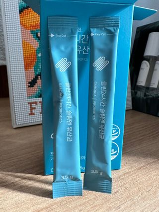 클린24시간 슬림앤유산균 1박스 (3.5g X 15포) — 5점을 준 리뷰어가 2022년 11월 올린 사용 사진