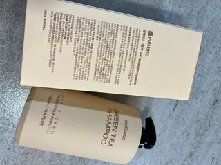 프리마인 더이상 뻣뻣하고 효과없는 탈모샴푸는 NO. 근본부터 케어하는 셀베이스 그린티샴푸(500ml) — 5점을 준 리뷰어가 2023년 4월 올린 사용 사진