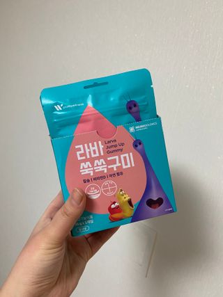 푸름웰니스 라바 쑥쑥구미 36g — 5점을 준 리뷰어가 2022년 2월 올린 사용 사진
