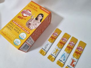 [광동제약] 비타500데일리스틱70포&굿즈3종 — 5점을 준 리뷰어가 2021년 10월 올린 사용 사진