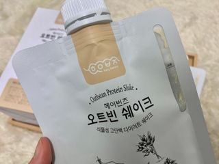 헤이빈즈 식사대용 식물성단백질 다이어트쉐이크 파우치 5일분 — 5점을 준 리뷰어가 2023년 3월 올린 사용 사진