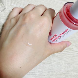 아이앤립 / EYENLIP 아이앤립 연어오일 리바이탈라이징 토너+앰플+크림 3종 세트 — 5점을 준 리뷰어가 2021년 8월 올린 사용 사진