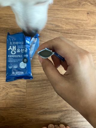서울약사신협_프로바이오 생유산균 2.5g 160포 — 5점을 준 리뷰어가 2021년 7월 올린 사용 사진