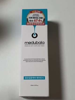 모두발라 탈모집중케어 헤어토닉 — 5점을 준 리뷰어가 2021년 12월 올린 사용 사진