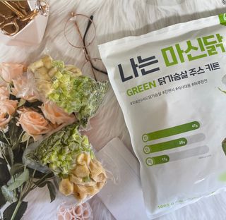 수플먼트 나는 마신닭!! 닭가슴살 주스키트, 먹기 힘들었던 닭가슴살 이제는 마시자 — 5점을 준 리뷰어가 2023년 8월 올린 사용 사진