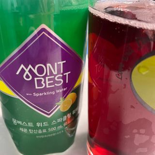 몽베스트 Montbest with Sparkling water Lemon OR Lime 20병(랜덤) — 5점을 준 리뷰어가 2021년 10월 올린 사용 사진