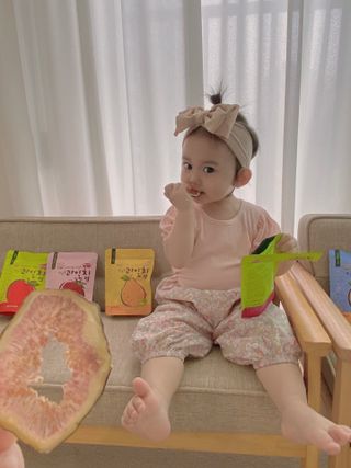 아비삭과일칩 5종 /딸기,사과,배,귤,무화과 5종 — 5점을 준 리뷰어가 2021년 6월 올린 사용 사진