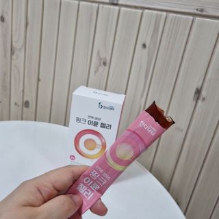 인디닥터 면역 생생 핑크 이뮨 젤리 + 타이탄 BCAA 프로틴 젤리스틱 — 5점을 준 리뷰어가 2022년 4월 올린 사용 사진