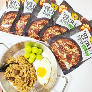 한성기업 무볼레 왕건더기 볶음밥 갈릭스테이크 — 5점을 준 리뷰어가 2021년 10월 올린 사용 사진