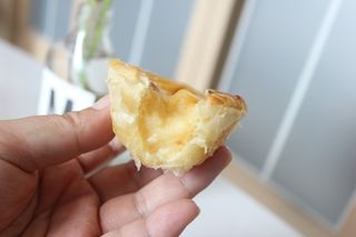 디앙뜨 포르투갈 에그타르트 오리지널 맛+패션후르츠+초콜릿타르트 맛 중 택1 — 5점을 준 리뷰어가 2021년 8월 올린 사용 사진