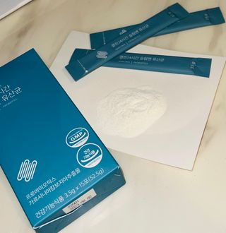 클린24시간 슬림앤유산균 1박스 (3.5g X 15포) — 5점을 준 리뷰어가 2022년 10월 올린 사용 사진