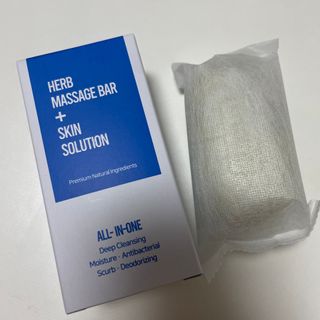제이제이바이오 허브마사지바 올인원 알약비누 — 5점을 준 리뷰어가 2021년 12월 올린 사용 사진