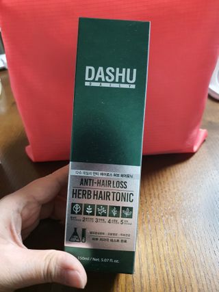 다슈코리아 다슈 데일리 안티 헤어로스 허브 헤어토닉 150ml — 5점을 준 리뷰어가 2021년 1월 올린 사용 사진
