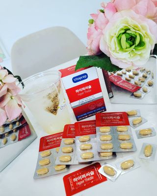 뉴트리션팩토리 비타프렙 하이퍼씨슬 밀크씨슬 900mg — 5점을 준 리뷰어가 2021년 7월 올린 사용 사진