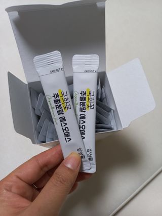 체인미 국화꽃 추출분말 에스오에스 곡류효소 과일채소 17종 혼합 분말 스틱 — 5점을 준 리뷰어가 2021년 12월 올린 사용 사진
