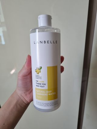 랑벨 내츄럴 딥 클렌징 워터 500ml — 5점을 준 리뷰어가 2022년 6월 올린 사용 사진