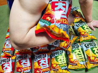 맛있게 채우는 단백질 12g, 닥터유 단백질칩 — 5점을 준 리뷰어가 2023년 12월 올린 사용 사진