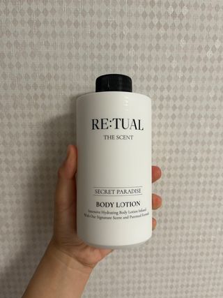 레츄얼 더 센트 바디로션 시크릿 파라다이스(500ml) — 5점을 준 리뷰어가 2022년 6월 올린 사용 사진