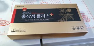 서울약사신협_투데이홍삼정플러스스틱_10g x 60포 — 5점을 준 리뷰어가 2021년 7월 올린 사용 사진