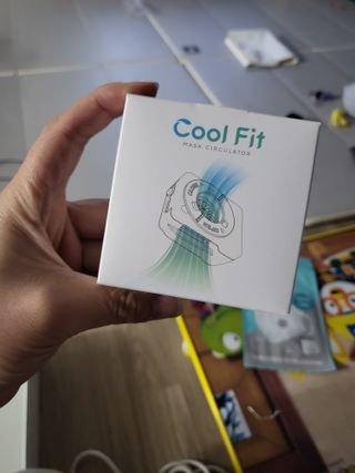 주식회사 휴레브 Cool Fit(마스크 공기 순환 장치) — 4점을 준 리뷰어가 2022년 11월 올린 사용 사진