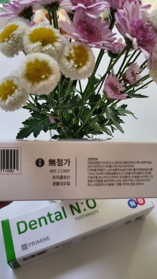 프리마인 유해균 뿐만 아니라 유익균까지 씻어내는 치약은 그만, 건강한 구강환경을 만드는 덴탈엔오 — 5점을 준 리뷰어가 2022년 11월 올린 사용 사진