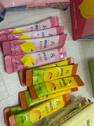 비타앤C 레몬맛, 망고맛 — 5점을 준 리뷰어가 2021년 6월 올린 사용 사진